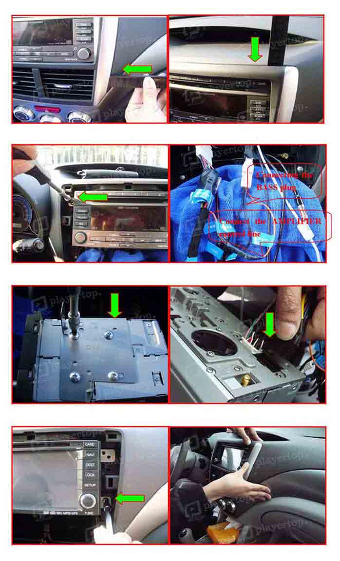 installation autoradio subaru forester 2008 2009